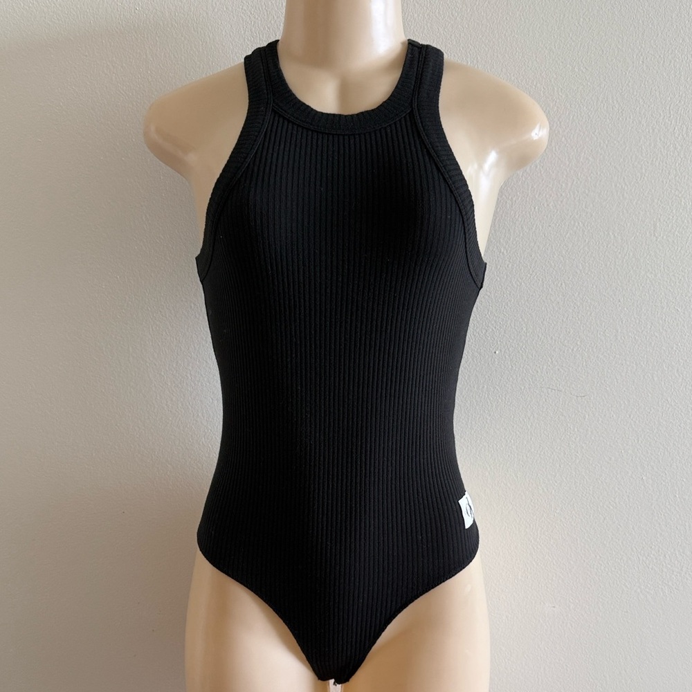 Calvin Klein Jeans Black Women’s Bodysuit - 📌Missing Snap Priced Accordingly